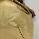 LOEWE Shoulder Bag Leather Gold Tone Auth EC925-14