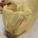 LOEWE Shoulder Bag Leather Gold Tone Auth EC925-15