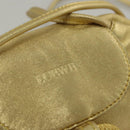 LOEWE Shoulder Bag Leather Gold Tone Auth EC925-17