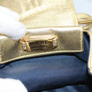 LOEWE Shoulder Bag Leather Gold Tone Auth EC925-11