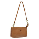 LOUIS VUITTON Nomad Cabas Ambre PM Pouch Leather Beige M92502 LV Auth EC928-1