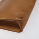 LOUIS VUITTON Nomad Cabas Ambre PM Pouch Leather Beige M92502 LV Auth EC928-9