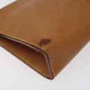 LOUIS VUITTON Nomad Cabas Ambre PM Pouch Leather Beige M92502 LV Auth EC928-16