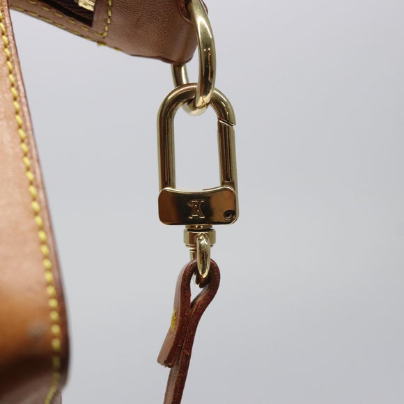 LOUIS VUITTON Nomad Cabas Ambre PM Pouch Leather Beige M92502 LV Auth EC928