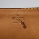 LOUIS VUITTON Nomad Cabas Ambre PM Pouch Leather Beige M92502 LV Auth EC928-18