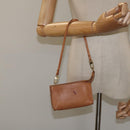 LOUIS VUITTON Nomad Cabas Ambre PM Pouch Leather Beige M92502 LV Auth EC928-21