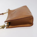 LOUIS VUITTON Nomad Cabas Ambre PM Pouch Leather Beige M92502 LV Auth EC928-4