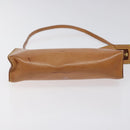 LOUIS VUITTON Nomad Cabas Ambre PM Pouch Leather Beige M92502 LV Auth EC928-5