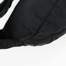PRADA Waist bag Nylon Black Silver Auth EC935-17
