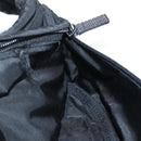 PRADA Waist bag Nylon Black Silver Auth EC935-21