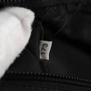 PRADA Waist bag Nylon Black Silver Auth EC935-11