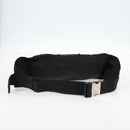 PRADA Waist bag Nylon Black Silver Auth EC935-7
