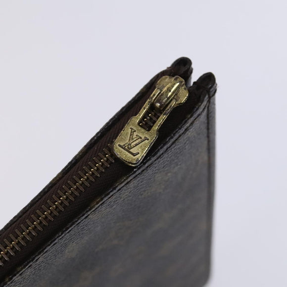LOUIS VUITTON Monogram Posh Documents Clutch Bag M53456 LV Auth EC947