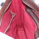 BURBERRY Nova Check Shoulder Bag Wool Beige Auth EC948-19