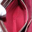 BURBERRY Nova Check Shoulder Bag Wool Beige Auth EC948-20