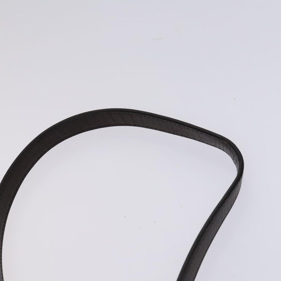 BURBERRY Nova Check Shoulder Bag Wool Beige Auth EC948