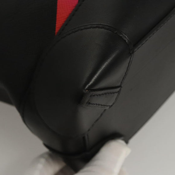 LOUIS VUITTON Taiga Steamer PM Hand Bag Black M30339 LV Auth EC951A