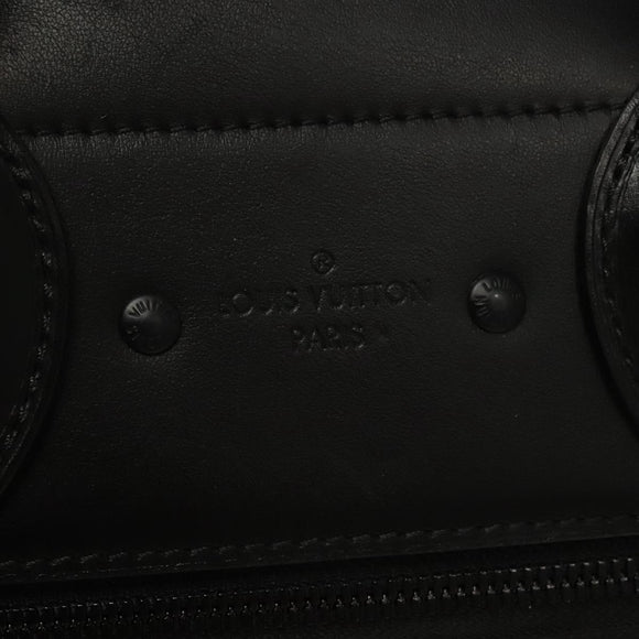 LOUIS VUITTON Taiga Steamer PM Hand Bag Black M30339 LV Auth EC951A