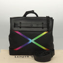 LOUIS VUITTON Taiga Steamer PM Hand Bag Black M30339 LV Auth EC951A-12