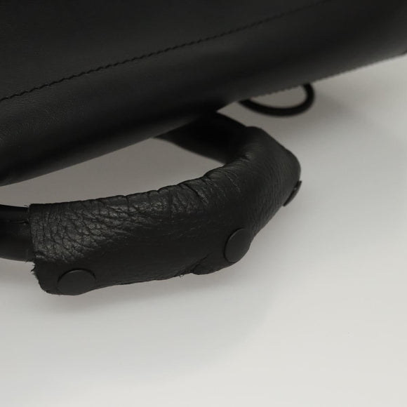 LOUIS VUITTON Taiga Steamer PM Hand Bag Black M30339 LV Auth EC951A