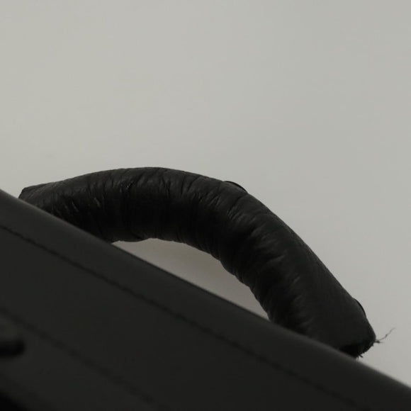 LOUIS VUITTON Taiga Steamer PM Hand Bag Black M30339 LV Auth EC951A