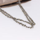 CHANEL Chain Tote Bag Patent leather Beige CC Auth EC956-16