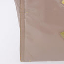 CHANEL Chain Tote Bag Patent leather Beige CC Auth EC956-3