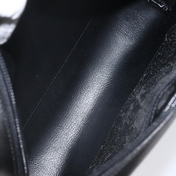 Burberrys Nova Check Clutch Bag Canvas Navy Auth EC973