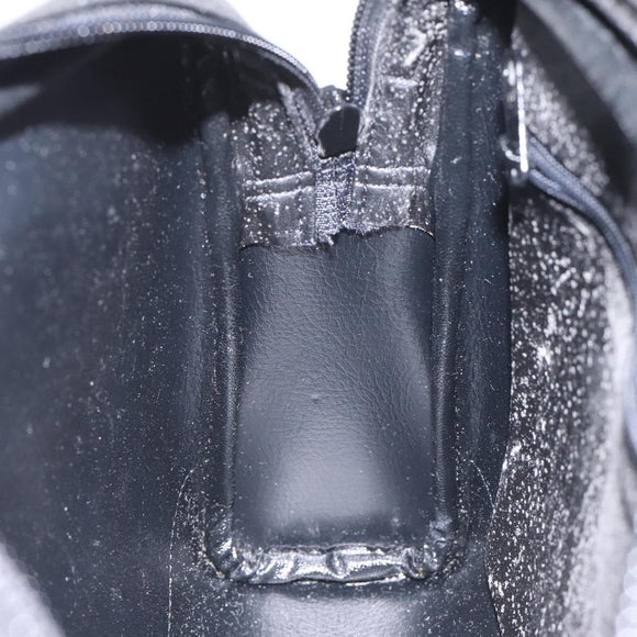 Burberrys Nova Check Clutch Bag Canvas Navy Auth EC973