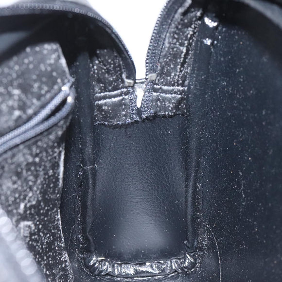 Burberrys Nova Check Clutch Bag Canvas Navy Auth EC973