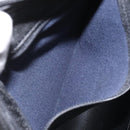 Burberrys Nova Check Clutch Bag Canvas Navy Auth EC973-12