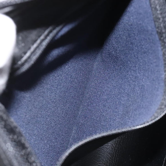 Burberrys Nova Check Clutch Bag Canvas Navy Auth EC973