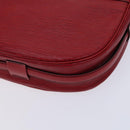 LOUIS VUITTON Epi Jeune Fille MM Shoulder Bag Red M52157 LV Auth EC975-16