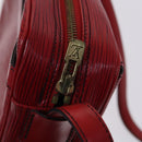 LOUIS VUITTON Epi Jeune Fille MM Shoulder Bag Red M52157 LV Auth EC975-9