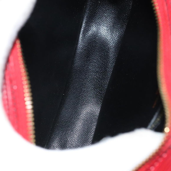 LOUIS VUITTON Epi Jeune Fille MM Shoulder Bag Red M52157 LV Auth EC975