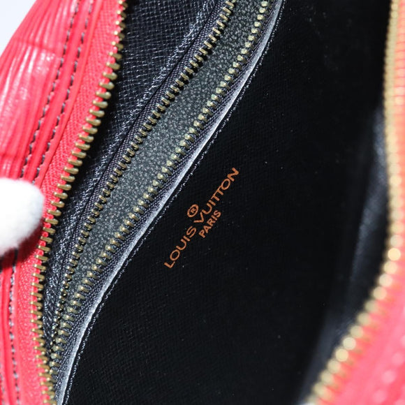 LOUIS VUITTON Epi Jeune Fille MM Shoulder Bag Red M52157 LV Auth EC975