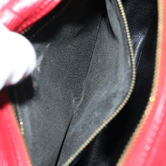 LOUIS VUITTON Epi Jeune Fille MM Shoulder Bag Red M52157 LV Auth EC975