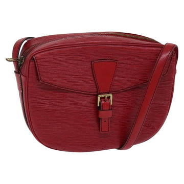 LOUIS VUITTON Epi Jeune Fille MM Shoulder Bag Red M52157 LV Auth EC975