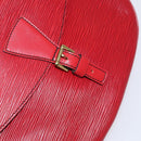 LOUIS VUITTON Epi Jeune Fille MM Shoulder Bag Red M52157 LV Auth EC975-21