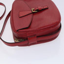 LOUIS VUITTON Epi Jeune Fille MM Shoulder Bag Red M52157 LV Auth EC975-4