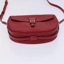LOUIS VUITTON Epi Jeune Fille MM Shoulder Bag Red M52157 LV Auth EC975-5