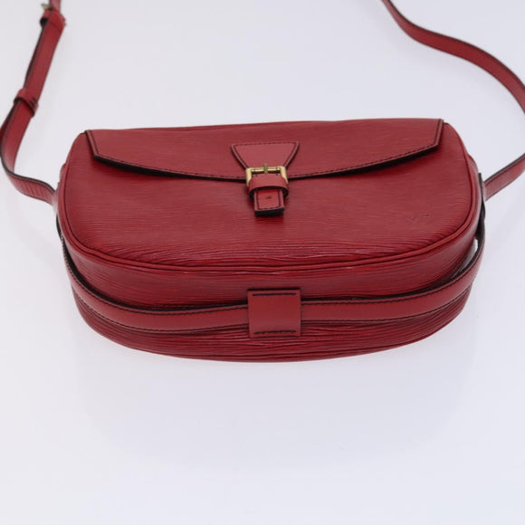LOUIS VUITTON Epi Jeune Fille MM Shoulder Bag Red M52157 LV Auth EC975