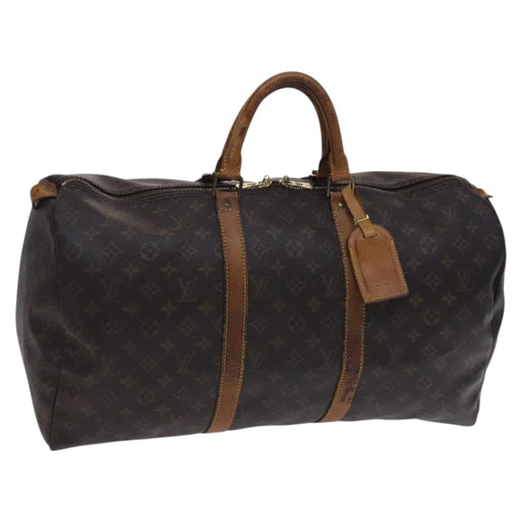 LOUIS VUITTON Monogram Keepall 45 Boston Bag M41428 LV Auth EC982