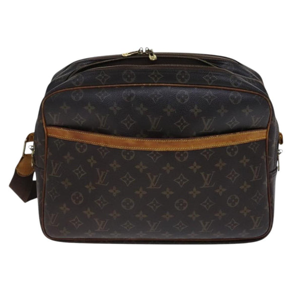 LOUIS VUITTON Monogram Reporter GM Shoulder Bag M45252 LV Auth EC984