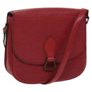 LOUIS VUITTON Epi Saint Cloud GM Shoulder Bag Red M52197 LV Auth EC990-1