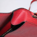 LOUIS VUITTON Epi Saint Cloud GM Shoulder Bag Red M52197 LV Auth EC990-9