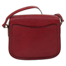 LOUIS VUITTON Epi Saint Cloud GM Shoulder Bag Red M52197 LV Auth EC990-2