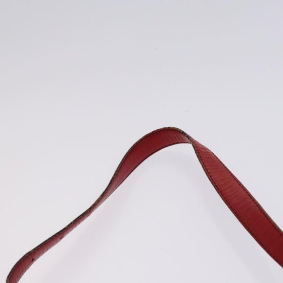 LOUIS VUITTON Epi Saint Cloud GM Shoulder Bag Red M52197 LV Auth EC990