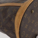 LOUIS VUITTON Monogram Bucket GM Shoulder Bag M42236 LV Auth EC995-9