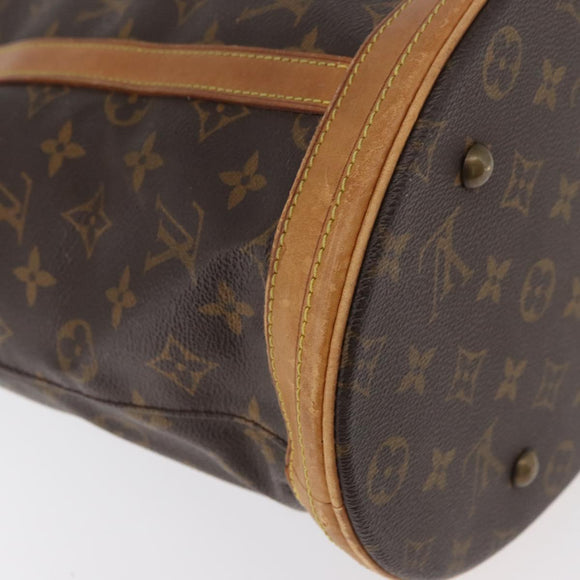LOUIS VUITTON Monogram Bucket GM Shoulder Bag M42236 LV Auth EC995